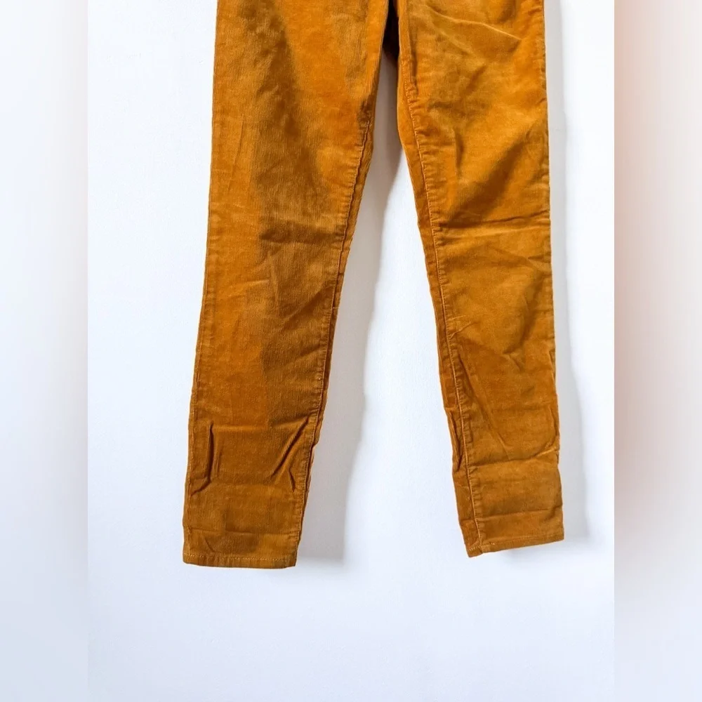 J Crew High Rise Button Fly Skinny Corduroy Pants